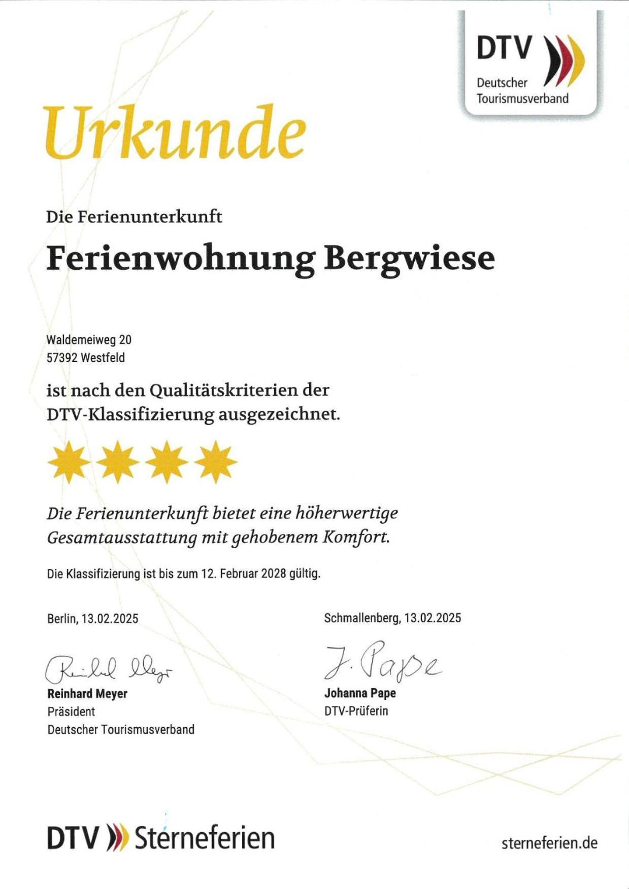 Ferienwohnung Bergwiese シュマレンベルク エクステリア 写真